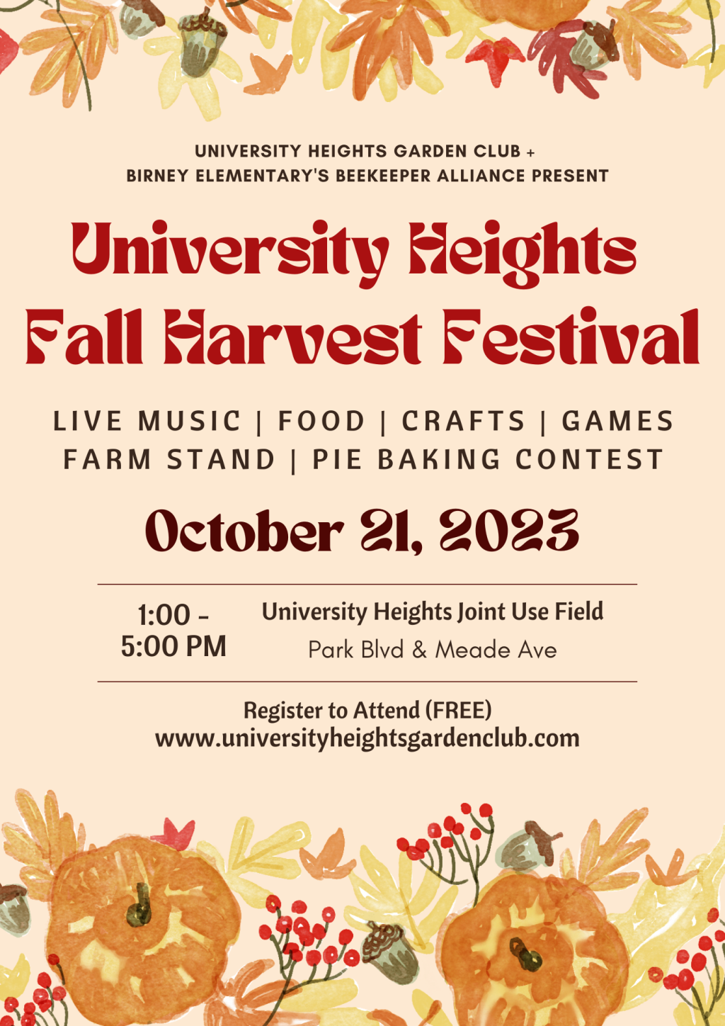 University Heights Fall Harvest Festival